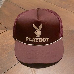 Vintage 70s 80s Playboy Snap Back Hat Green Bill NWOT